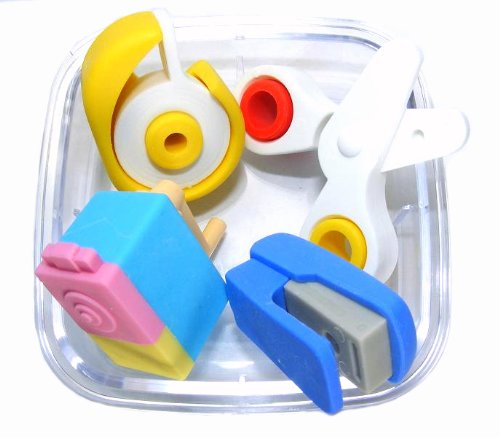 Iwako japanese erasers in a mini bento box - stationery assortmen…