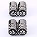 TK-KLZ 4Pcs Chrome Car Tire Valve Stem Caps for Honda Acura CDX MDX TLX NSX RDX RLX Decorative Accessories