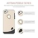 iPhone SE Case,iPhone 5S/SE/5 Cases, Fastbee Pebble Series Dual-layer TPU Rubber Protective Carrying Cover Case for iPhone SE/5/5S Gold