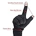 Unisex Touch Screen Gloves - Winter Warm Thermal Gloves Outdoors Gloves Cycling Gloves Running Gloves Cold Weather Gloves Texting Gloves Driving Gloves for Men and Women (Black, L)