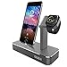 OLEBR Apple Watch Series 3 Stand iPhone X/8/8Plus/7/7Plus/6s/6s Plus Dock, [2 in 1 Charging Dock] Apple Watch Charging Stand, Aluminum Charger Station for iWatch Series 3/2/1/Nike+,iPhone 5/SE-Gray …
