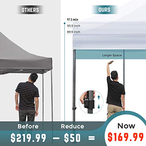 CASCAD CANOPY 10' x10' Ez PopUp Canopy Commercial Instant Tent Shelter