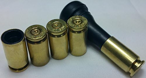 Set of Five .40 Caliber Replacement Valve Stem Caps for Vehicles with Spare Tire Showing