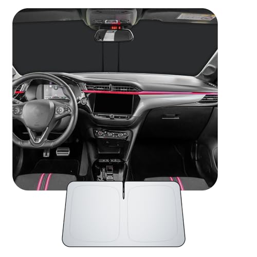 [Upgrade] CDEFG Compatible with Opel Corsa F 2020-2025 2026 Sunshade Covers Windshield Parasol Front Windshield Car Sunshade Accessories