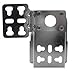 OneGrill Stainless Steel Universal Style Grill Rotisserie Mounting Bracket Set with Integrated Aluminum Heat Shield