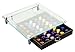 DecoBros Crystal Tempered Glass Nespresso OriginalLine Storage Drawer Holder for Capsules primary