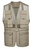 Eidlvais Men's Casual Mesh Vest For Outdoor Sports Fishing