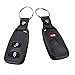 KEMANI Brand New 2 Buttons + Panic Remote Keyless Entry Remote Key Case Fob Shell For Hyundai Santa Fe Elantra Accent Tucson(No Battery Holder)