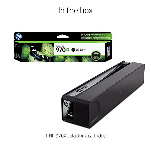 HP 970XL Black High Yield Original Ink Cartridge (CN625AM) for HP Officejet Pro X451 X476 X551 X576