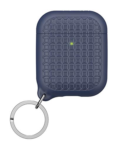 Catalyst Keyring Case for AirPods 1 & 2 - Textured Silicone Case for AirPods, Charging Light visible, Extra Grippy High Gloss Surface Finish, Keyring included