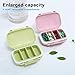 4 PC Pill Cases 4 Removable Compartments Pill Box Organizer Medicine Travel Pill Case for Pocket or Purse Daily Pill Box (4PCS Pill Cases 4 Removable Compartments)