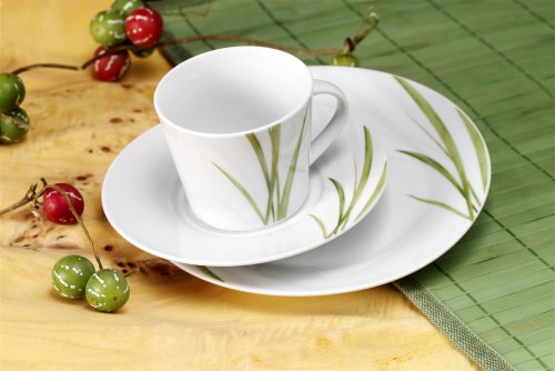 Ritzenhoff & Breker Kaffeeservice Aveda, 18-teilig, Porzellangeschirr, Grün – Bild 4