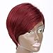BeiSD Short Ombre Blonde Pixie Cut Hair Wigs For Women Natural Short Wig Cosplay Wig Short Ombre Wigs For Black Women Heat Resistant Synthetic Wig (MS0015)