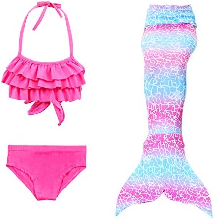 New Girl Mermaid Tail Bikini Three-Piece Suit