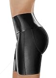 YIANNA Women's High Waist Tight Shorts Perfect Tummy Control Waist Panties