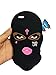 VERYLULU Goon Thug Life Big Eyes Woman Face 3D Cute Cartoon Masked Teared Girls Jesus Christian Cross Coque Soft Silicone Phone Case Cover (iPhone 6/ 6s)