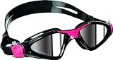 Aqua Sphere Kayenne Lady Swim Mirrored Lens Goggles, Black/Pink