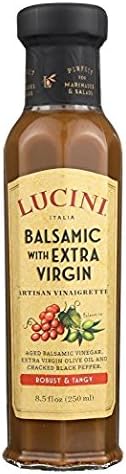 Lucini Italia Tuscan Balsamic and Extra Virgin Olive Oil Vinaigrette, 8.5 Ounce