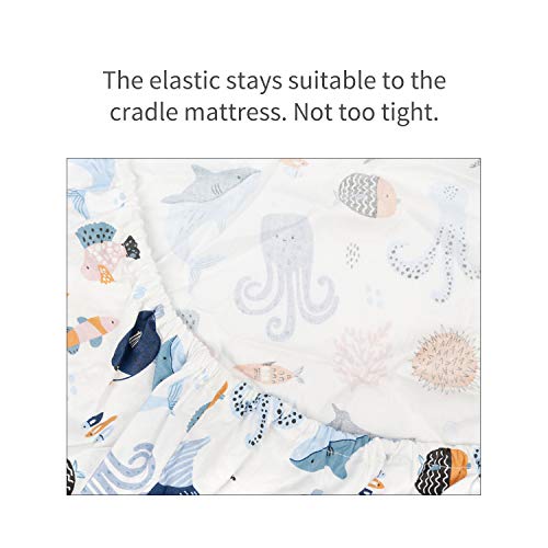 ALVABABY Cradle Mattress 100 Organic Cotton Soft and Light Baby