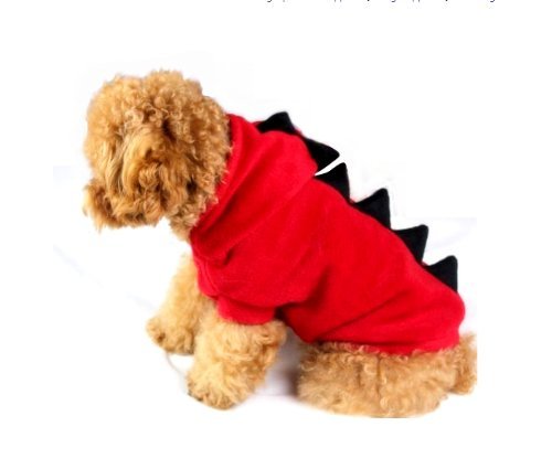 ARJOSA® Pet Costume Dog Fleece Soft Cozy Jumpsuit Halloween Collection Devil Coat Clothes
