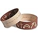 Witness 1" Thick Reversible Wide Silicone Band Christian Bracelet - Brown