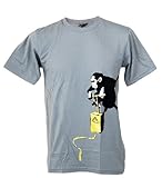 Tshirtmystyle- Monkey Banana Bomb Banksy Man T-shirt