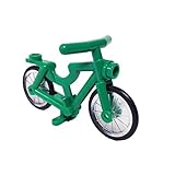 Lego Parts: Bicycle, Complete Assembly (Green)
