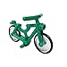 Lego Parts: Bicycle, Complete Assembly (Green)