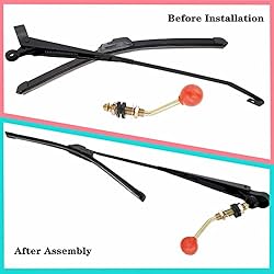 15.7 Inch Universal UTV Windshield Wiper Hand Front
