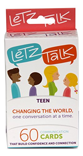 LetzTalk Conversation Starter and Question Cards - Builds Self-Esteem and Confidence in Teens