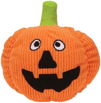 Grriggles Playful Pumpkin Jack Pet Squeaker Toy