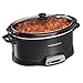 Hamilton Beach Portable 7-Quart Programmable Slow Cooker With Lid Latch Strap for Easy Transport, Dishwasher-Safe Crock, Black (33474) primary