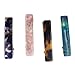 4 Mini Rectangle Marble Pattern Hair Duckbill Alligator Clip Set Accessories Women Girls