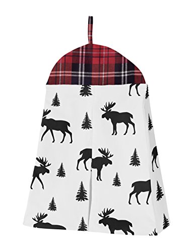 image for Sweet Jojo Designs Grey, Black and Red Woodland Plaid and Arrow Rustic