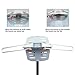 AILUKI Outdoor Amplified HDTV Antenna Digital TV Antenna 150 Miles 360° Degree Rotation HD Digital Outdoor Indoor HDTV Antenna with Remote controller