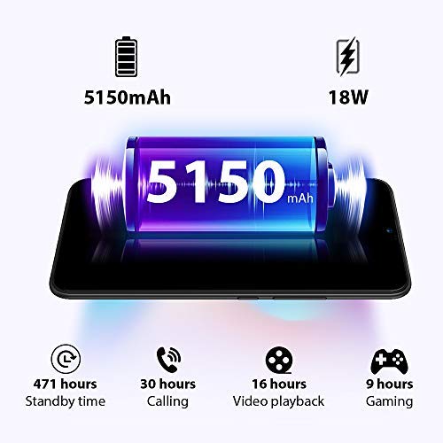 UMIDIGI-Power-Unlocked-Cell-Phones-Android-90-Smartphone-63-FHD-Waterdrop-Full-Screen-16MP5MP-Dual-Rear-Camera-64GB4GB-RAM-5150mAh-Battery-18W-Fast-Charge-Dual-4G-Black