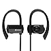 Phaiser BHS-950 Bluetooth Headphones Headset Sport Earphones with Mic - Wireless Earbuds for Running, Blue-Black
