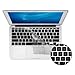 Kuzy - MacBook Air 11 inch Keyboard Cover for Models A1465, A1370 Silicone Skin 11.6 inch - Clear