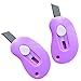 Olpchee Mini Retractable Utility Knife Letter Opener Portable Box Paper Cutter Touch Knife (Random Color) (3Pcs)