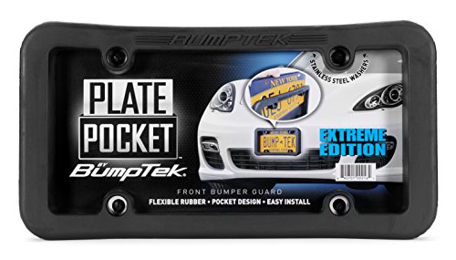 BumpTEK Plate Pocket (Extreme Edition) - The Thickest, Toughest, All Rubber Front Bumper Guard, Fron - //coolthings.us