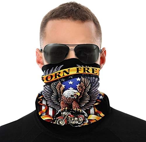 A black face mask gaiter with a price tag of $12.99.