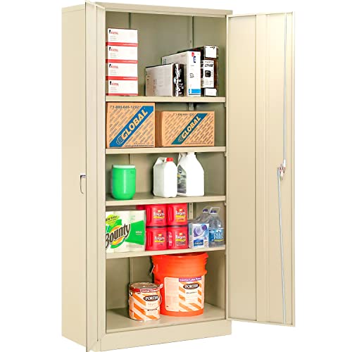 INTERGREAT Tall Metal Storage Locking Steel Storage