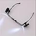 TRAVEPPY Eyeglasses 1 Pcs Super Bright LED Clip On Mini Book Reading Light Lamp Kids Lights Sensitive Eye Care Eyeglass Lighting ES Safety Glasses Lamp
