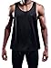 NELEUS Men's 3 Pack Dry Fit Muscle Tank Workout Gym Shirt,5031,Black,Navy,Grey,L,EU XL