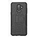 Galaxy J8 2018 Cover Hybrid DWaybox Rugged Heavy Duty Armor Hard Back Cover Case with Kickstand for Samsung Galaxy J8 2018 6.0 Inch (Black)