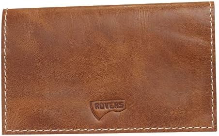 Rovers Genuine Leather Roll Up Tobacco Pouch - (6x4 Inch)