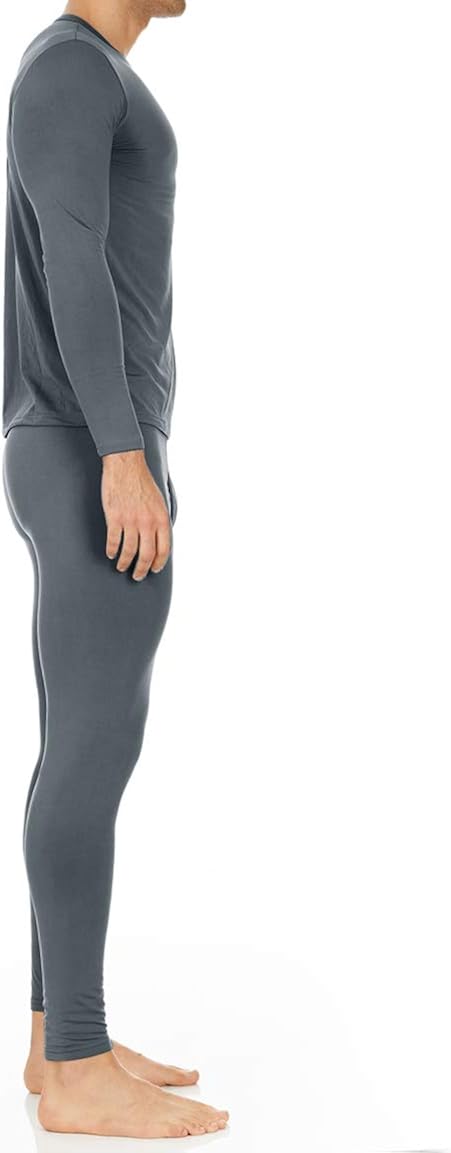 Thermajohn Men's Ultra Soft Thermal Underwear Long Johns Set with Fleece Lined at  Men’s Clothing store