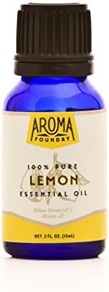 Aroma Foundry Lemon Essential Oil - 15 ml - 100% Pure &amp; All Natural