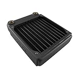XSPC EX120 Radiator, 120mm x 1, Single Fan, Black