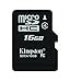Kingston Digital 16 GB Class 4 microSDHC Flash Card with SD Adapter (SDC4/16GBET)